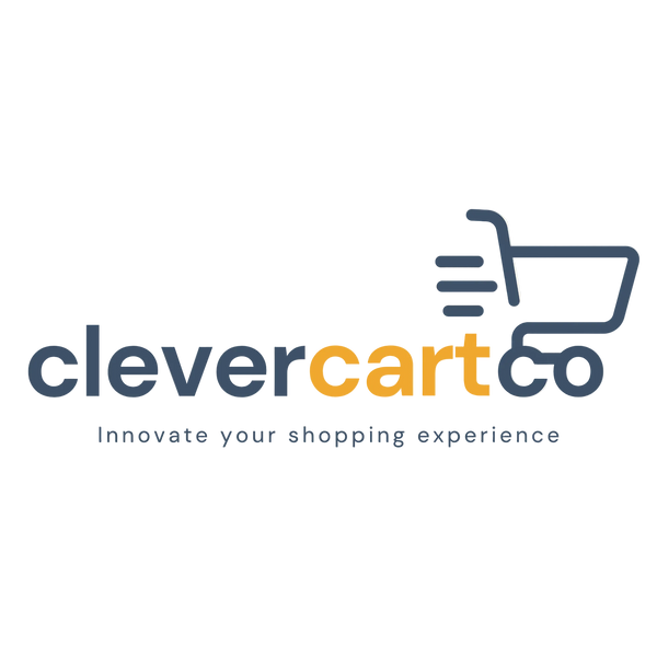 Clever Cart Co logo with a shopping cart icon on a white background